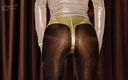 Shiny teens: 875 Rajstopy Shiny Gold Lurex