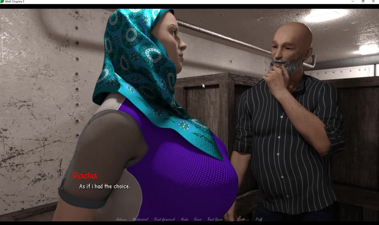 Erotic Krisso: Metf-无耻的婊子和一个幸运的家伙做爱