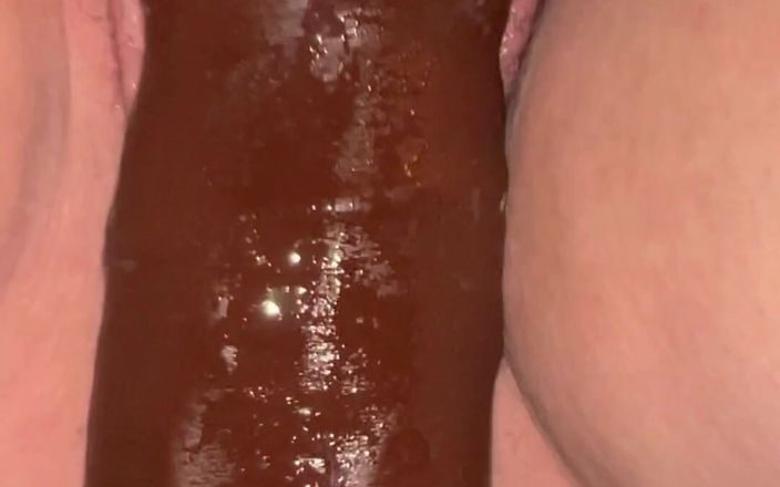 I face less 4u: Thick Wife and Big Black Silicone Dick