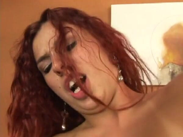 European Classics: Redhead latina with big butt gets fucked anally