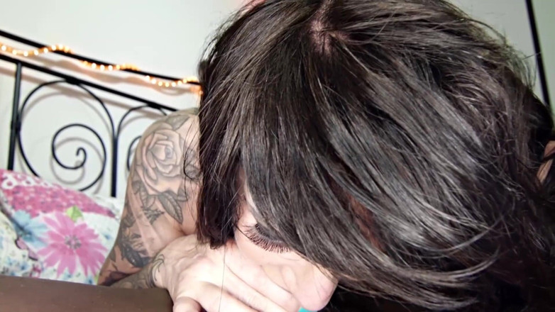 Black Market: Inked brunette MILF gets banged by BBC