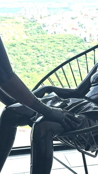 Hot Session on the String Chair, Full - Alex Latex