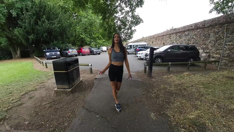 VR smokers HD-2D Videos Only: Kim Model - Walkabout