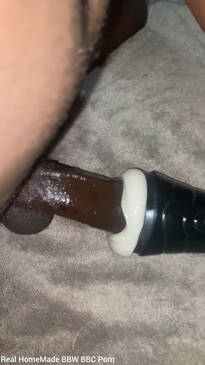 Big black cock BBCee: Follando mi antorcha falso coño