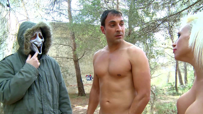 Hot Girlz: Busty slut threesome in the forest
