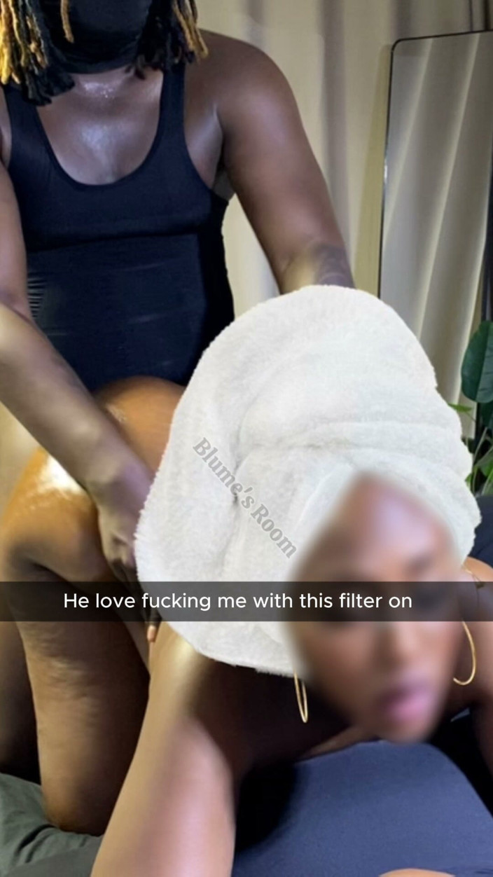 Afrocummy: Cowok ini suka banget ngentot aku pakai filter ini