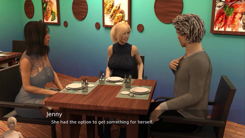 Porny Games: Project hot wife - Having a sexy dinner (39)