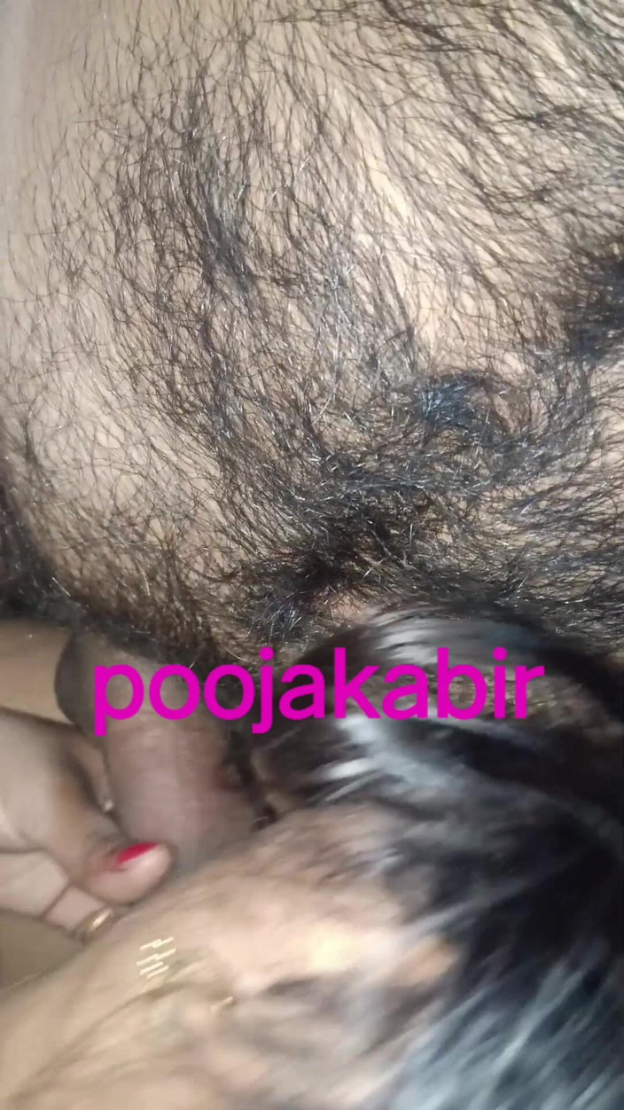 Poojakabir: 2 Cocks Inserted Simultaneously in Stepsister's Friend's Pussy