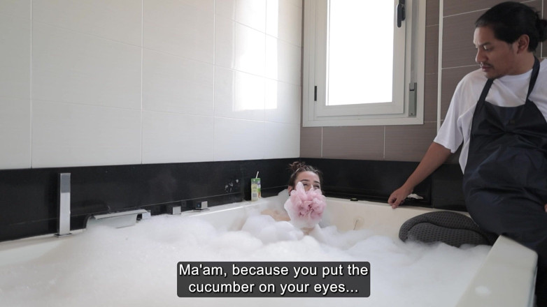 CaribbbeanBoy: Come to the Jacuzzi and Clean My Back
