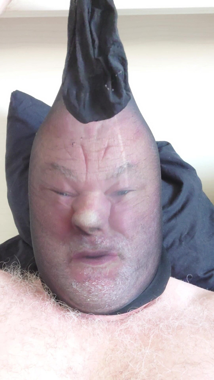 NylonFace: Carmen Nylonjunge Makes Grims in Nylon Mask