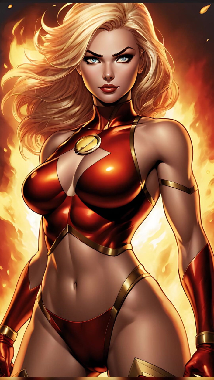 LustRender: Nude Blaze Vanguard Courage Aura