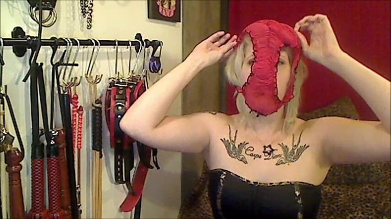 Selfgags classic: The panty gagged dominatrix! (Episode 1 of 2)