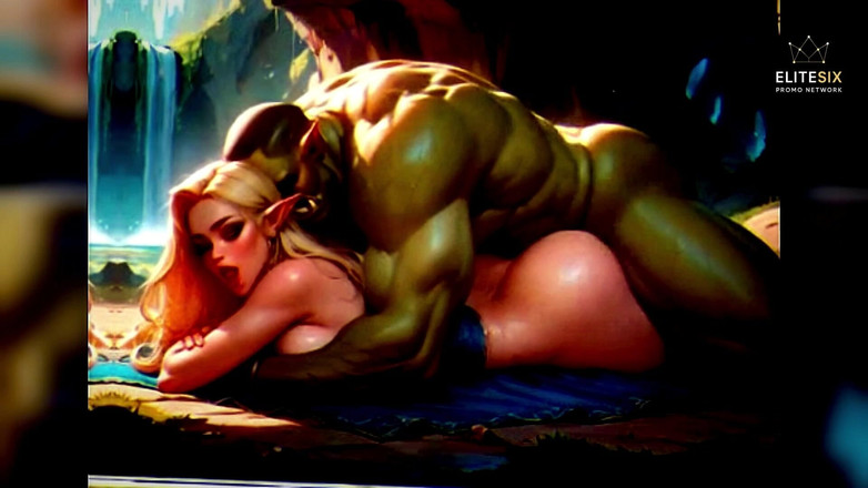 EliteSixPromoNetwork: ASMRエルフ ビッグアス オーク ビッグディック アナルパウンド - 100% AIフェラループ