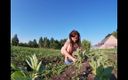 Hera Harding: Bauernfrau masturbiert auf dem Feld