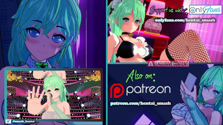 Hentai Smash: Yuri getting strapon fucked from lesbian's POV - Doki Doki Literature...