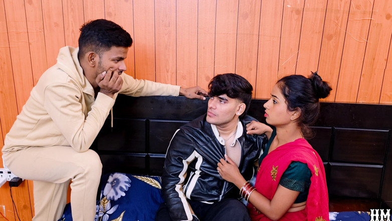 Hotmaster: Desi Threesome Hardcore Indian Sex Video Wife Husband and Boyfriend