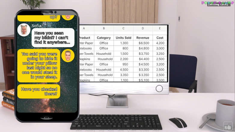 Porny Games: Podle Sofie od Grima Grima - Sexy přítelkyně se připravuje na...