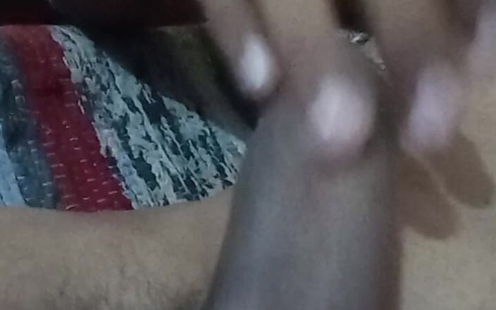 Sharma ji's penis: 큰 흑인 손 작업