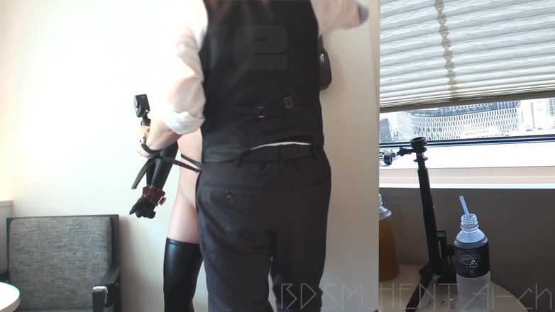 BDSM_HENTAI-ch: Скакалка с прорезом... Хентай мазохистка женщина, которая идет далеко с удовольствием веревки в ее киску.