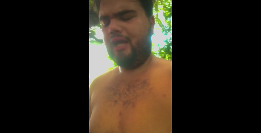 VEN1CIU: Gemuk Gay Mengisap Atau Orang Asing Di Pantai