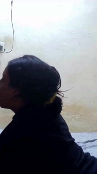 Marianna on Her Knees - Taking Hot Cum in Her Mouth.