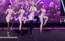 3D-Hentai Games: Dia das meninas - Algo dança nua Ahri, Akali, Evelynn, Kaisa 3D...