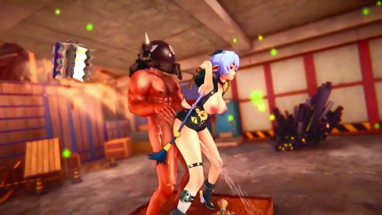 NSFWOtaku: Zenless Zone Zero - Yidhari and Lucia Wild Group Sex Scene - 3D...
