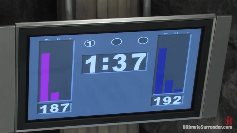 Ultimate surrender by Kink: Tag Team the Grappler &amp; Blondie vs the kitten &amp; madador