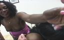 Orgy School LTG: Threesome with two black women with natural tits sucking a...