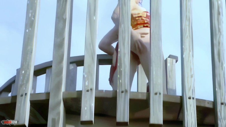 MMM100: Tigra: Güzel sarışın tigra'nın deniz kenarında soyunuyor ve tamamen çıplak bitiyor...