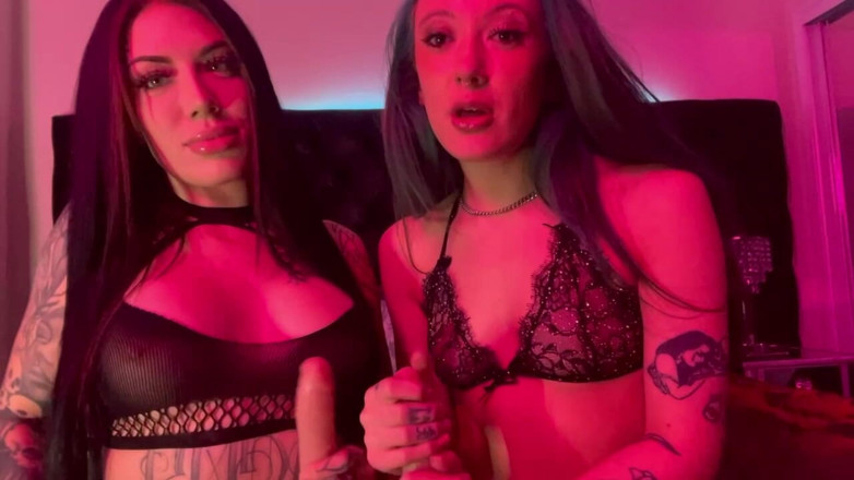 Lacey Jayne Official: Lacey Jayne and Sage Hunter Dildo Handjob JOI