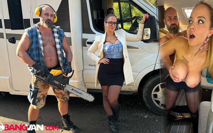 Bang Van: Shameless Jennifer Mendez Caught Peeing in the Woods by a...
