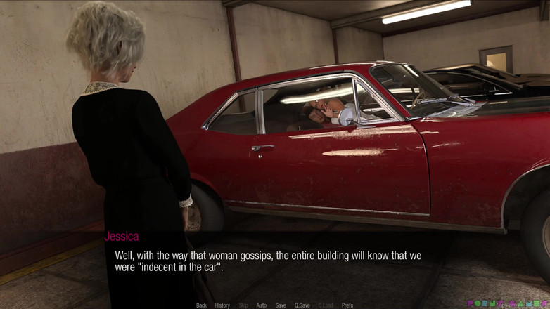 Porny Games: Jessica O'neil的重口味新闻 - 健身房日和性感淋浴，停车场性爱 16