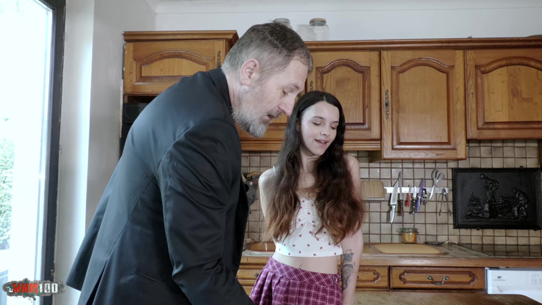 MMM100: Fuck in the Kitchen with the Delicious Little Spanish Girl...