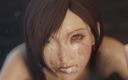 Velvixian 3D: Tifa Lockhart Facial, black Lipstick Topless
