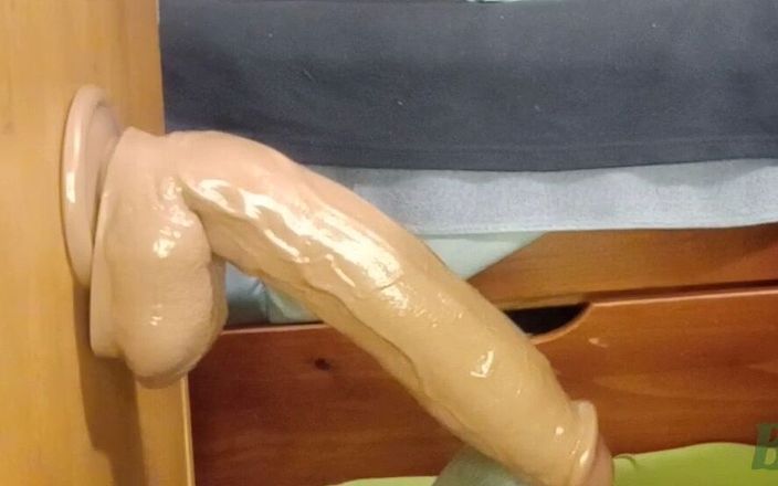 BlueBaker69: Deep Anal Fuckin' and Ridin' 10 Inch Dildo Balls Deep