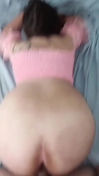 POV Aceitando El Culo Gordo De Mi Vecina Para Follarla En Posicion Perrito
