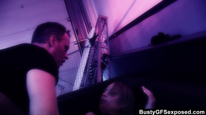 Busty GFs Exposed: BustyGFsExposed - Big titted Alexis May takes a stiff cock