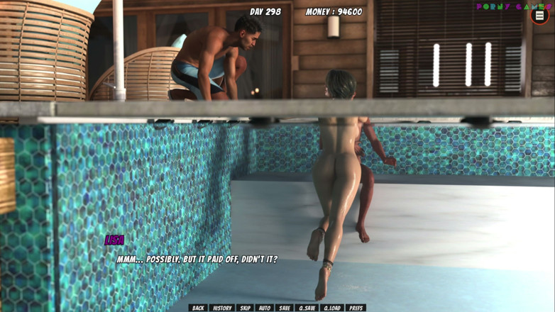 Porny Games: Lisa Total Investigation! by Dragofinder Studio - Wedding Night Sex with...