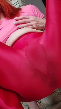 Masturbation in Leggings,squirting Through Tights,pissing