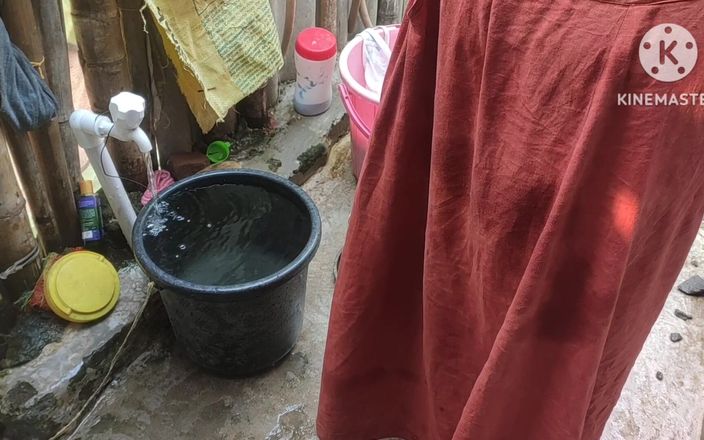 Anit studio: Indian Woman Washing Outside