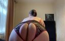 Real HomeMade BBW BBC Porn: Bbwbootyful striptease in sexy outfit shaking my huge booty