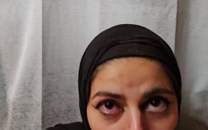 MiaNIqab: देखने का बिंदु मैला मुख-मैथुन तक गेंदों में वीर्य मुँह में Mia niqab