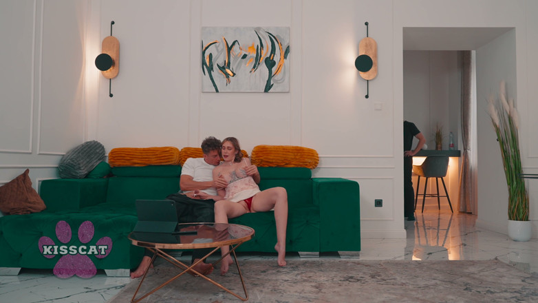 KissCat: Dont Shout Husband Catches Step Stepdad with Step Stepdaughter and...