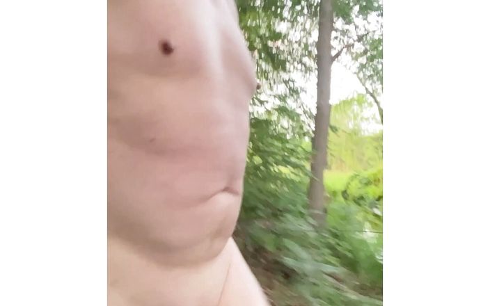 No limit cbt slave: Naked outdoor in the forest