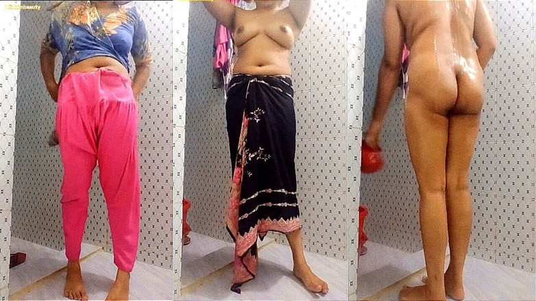 ModernBeauty: Douchescène van Bengaals meisje Akhi. Ik ben een bad aan...