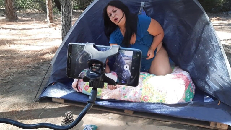 Riderqueen: Madrasta adoração na floresta ao ar livre