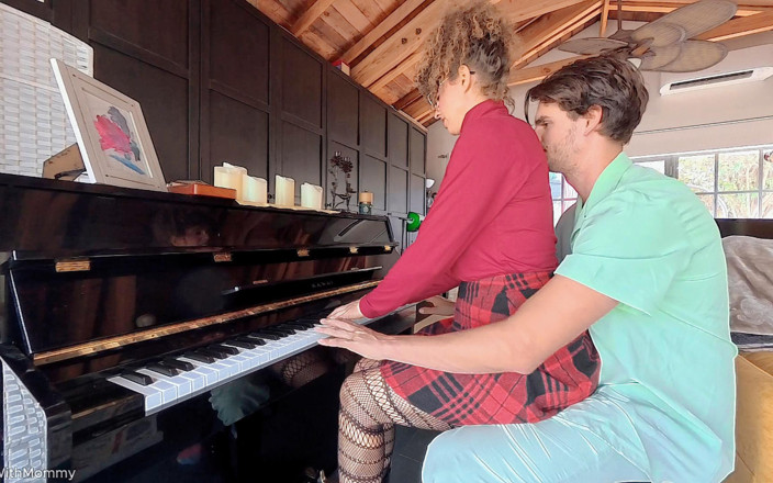 VibeWithMommy: I Fucked the Cum Onto the Piano Teacher
