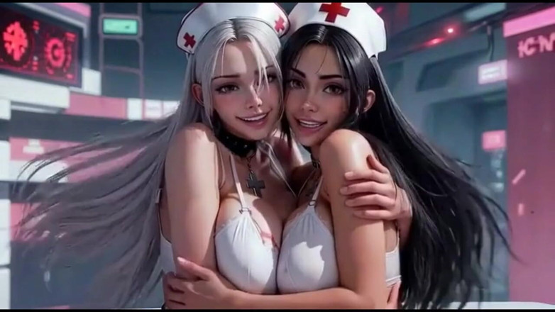 Hot girl dancing: Kiss Video, Cute Nurse Women Kissing Together
