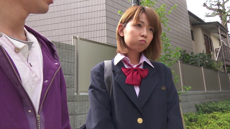 Caribbeancom: Japanese girl coming back from classes gets facialized and creampied...